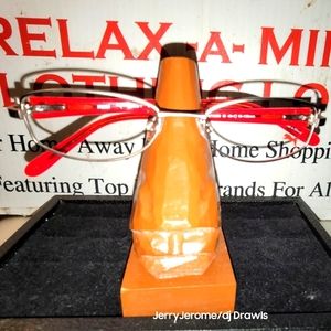 Red & white Puma glasses